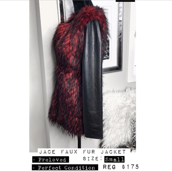 GOLDIE LONDON - JACE FAUX FUR JACKET - Picture 5 of 6